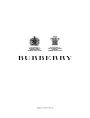 burberry 2010 annual report